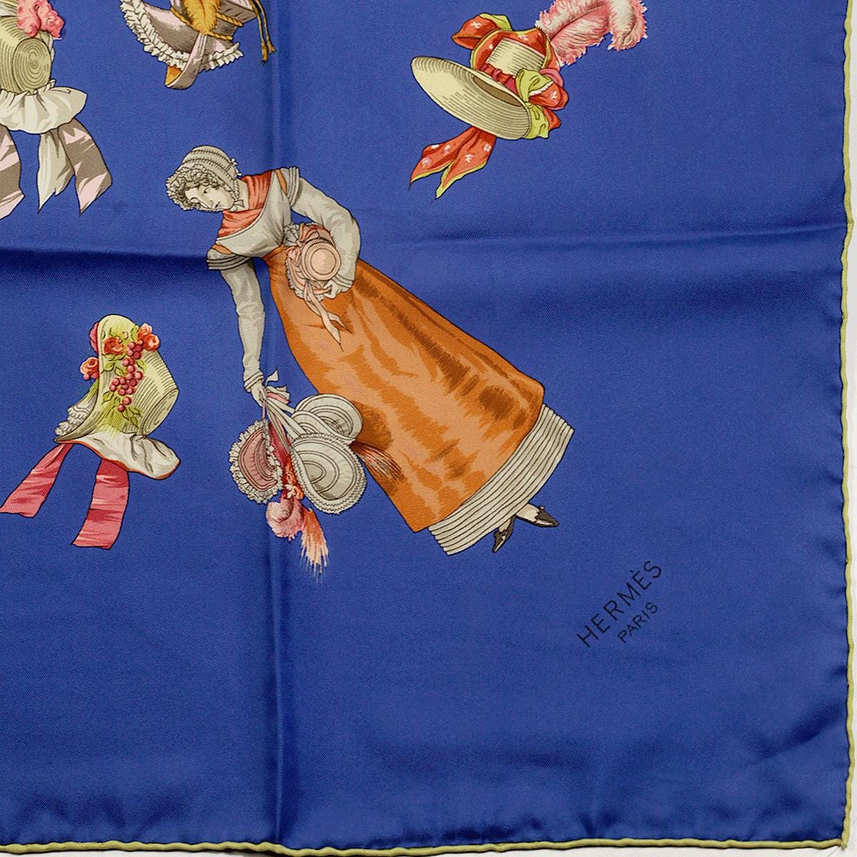 Hermes Scarf "Paris Modiste" by Hugo Grygkar 90cm Silk | Carre Foulard