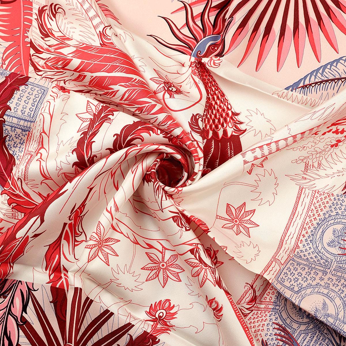 Hermes Scarf "Mythiques Phoenix" by Laurence Bourthoumieux 90cm Silk | Carre Foulard