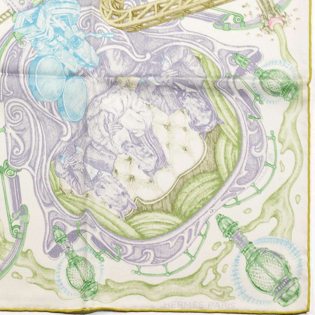 Hermes Scarf "Horsawards" by Elias Kafouros 90cm Silk | Carre Foulard