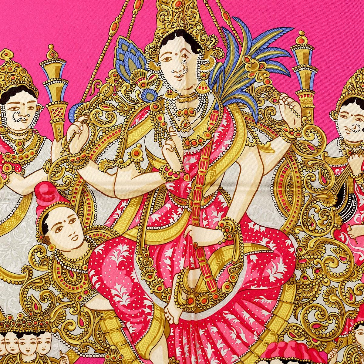 Hermes Scarf "India" by Caty Latham 90cm Silk | Carre