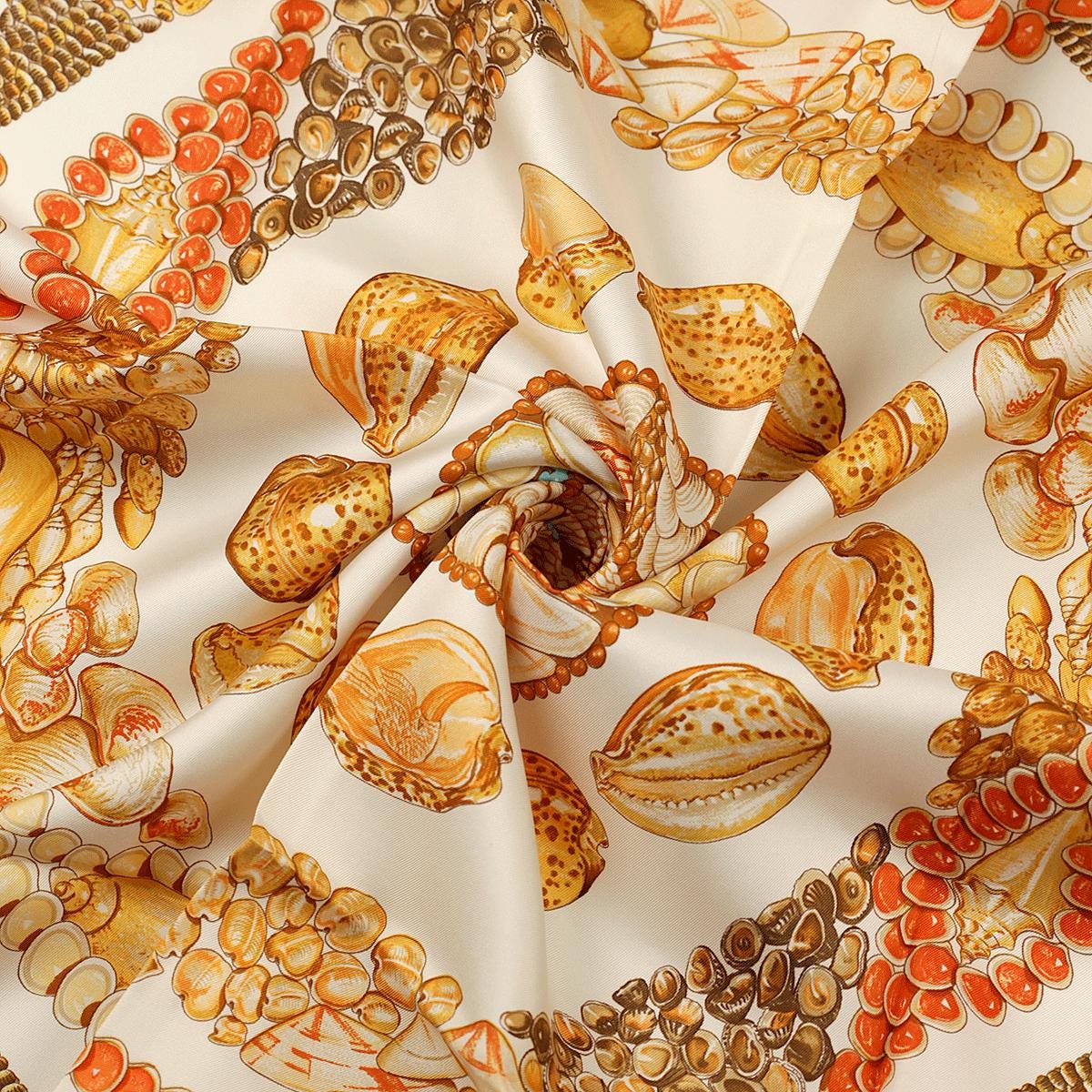 Hermes Scarf "Rocaille" by Valerie Dawlat Dumoulin Vintage 90cm Silk | Carre Foulard