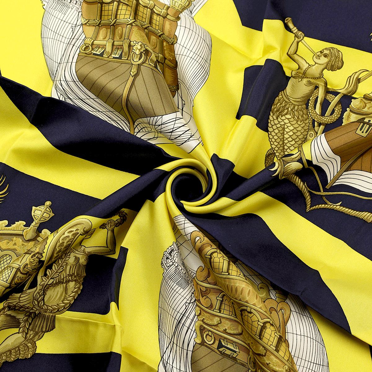 Hermes Scarf "Chateaux d'Arriere" by Julia Abadie 90cm Silk | Foulard Carre