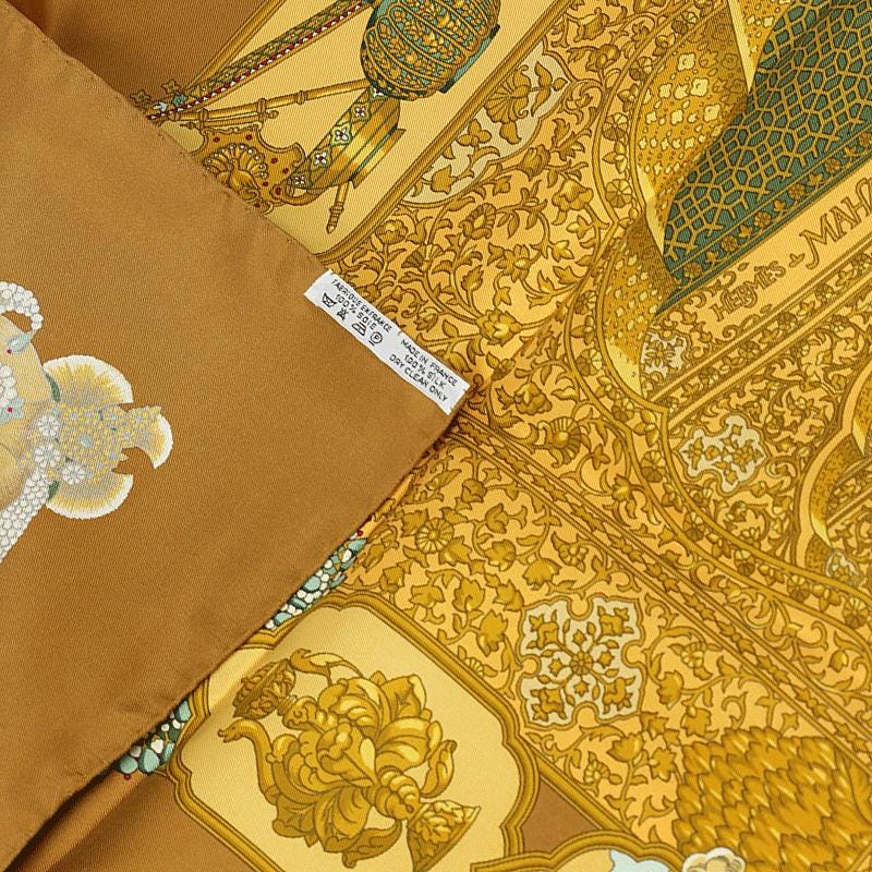 Hermes Scarf "Splendeur des Maharajas" by Catherine Baschet 90cm Silk | Foulard Carre