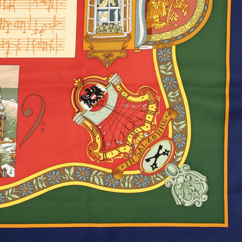Hermes Scarf "Salzburg" by Loic Dubigeon 90cm Silk | Carre Foulard