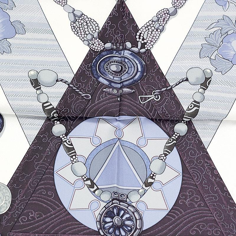 Hermes Scarf "Tibet" by Caty Latham 90cm Silk