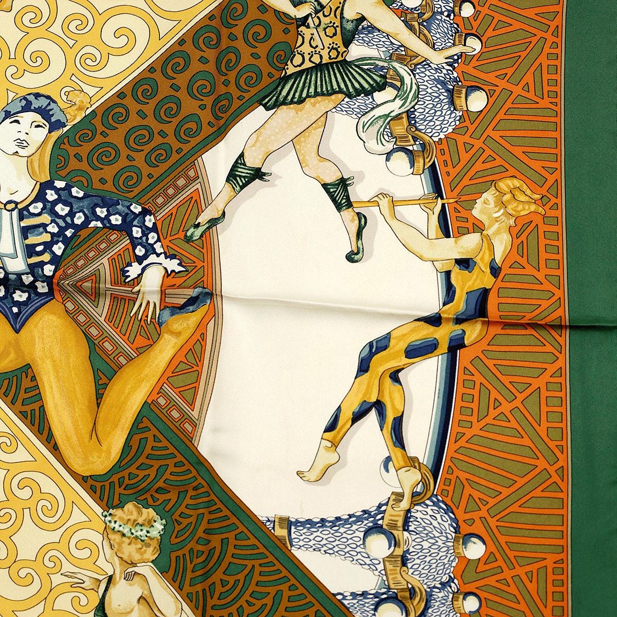 Hermes Scarf "Les Ballets Russes" by Annie Faivre 90cm Silk | Carre Foulard