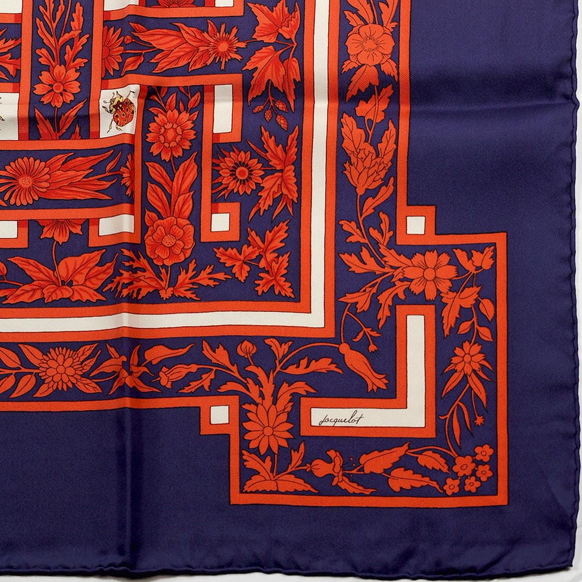 Hermes Scarf "Joyaux de l'ete" by Antoine De Jacquelot 90cm Silk | Carre Foulard
