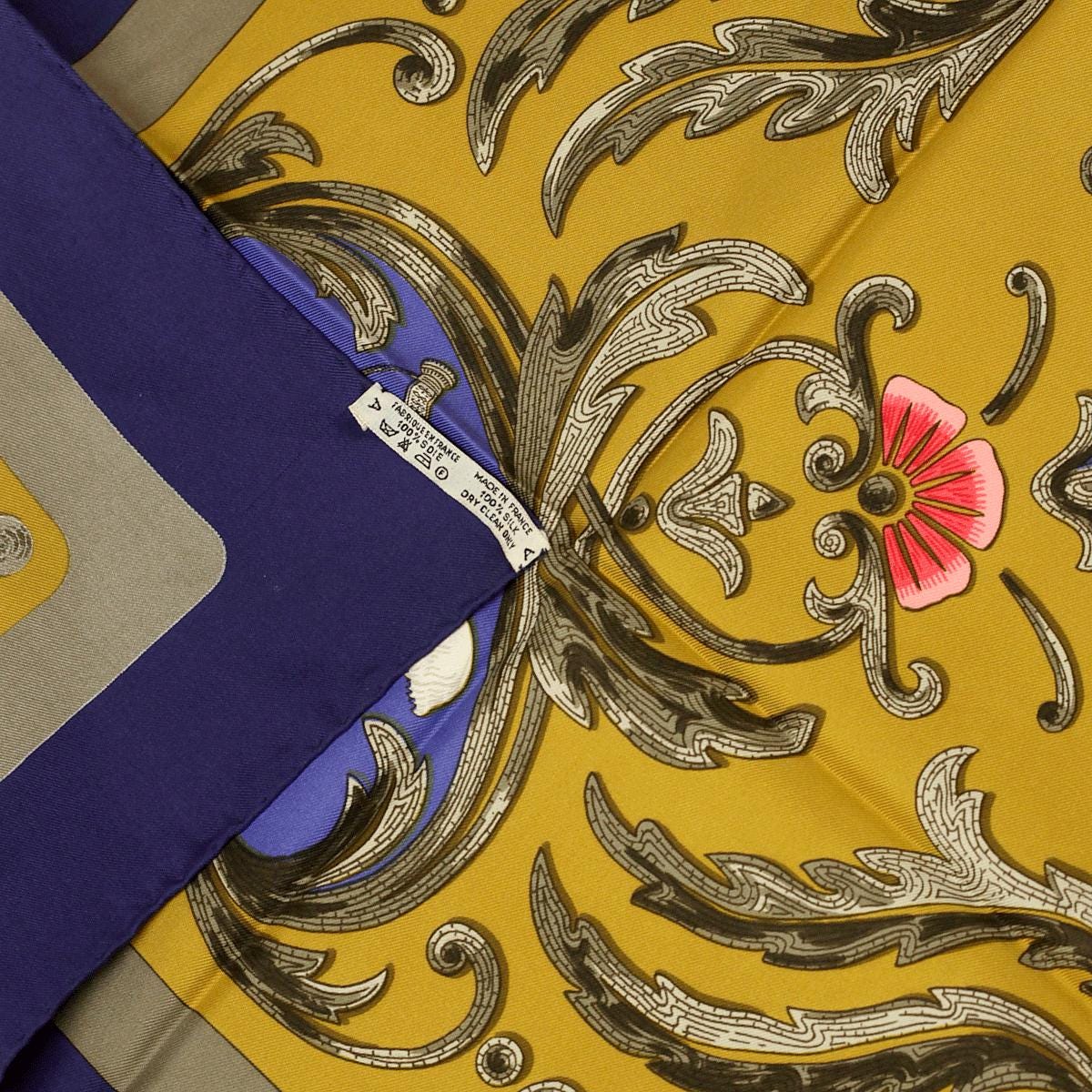 Hermes Scarf "Cheval Turc" by Christiane Vauzelles Vintage 90cm Silk | Carre Foulard