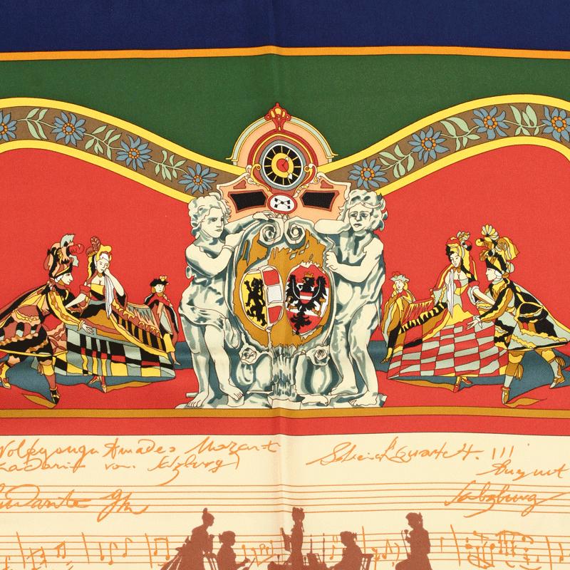 Hermes Scarf "Salzburg" by Loic Dubigeon 90cm Silk | Carre Foulard
