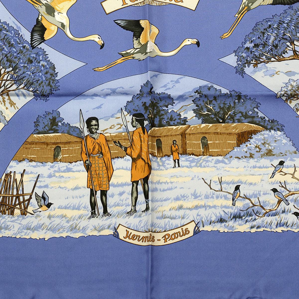 Hermes Scarf "Tanzanie" by Robert Dallet 90cm Silk | Carre Foulard