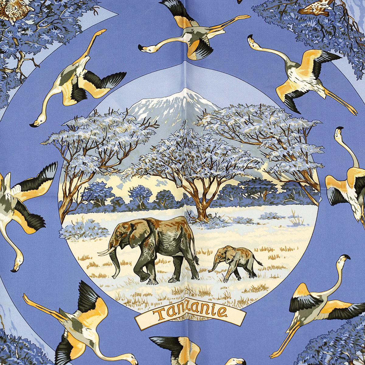 Hermes Scarf "Tanzanie" by Robert Dallet 90cm Silk | Carre Foulard