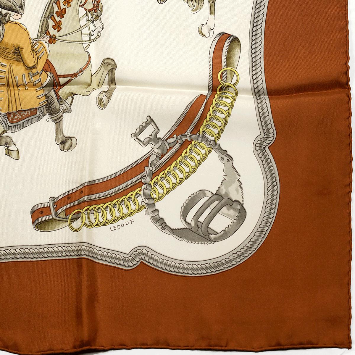 Hermes Scarf "Reprise" by Philippe Ledoux 90cm Silk | Carre Foulard