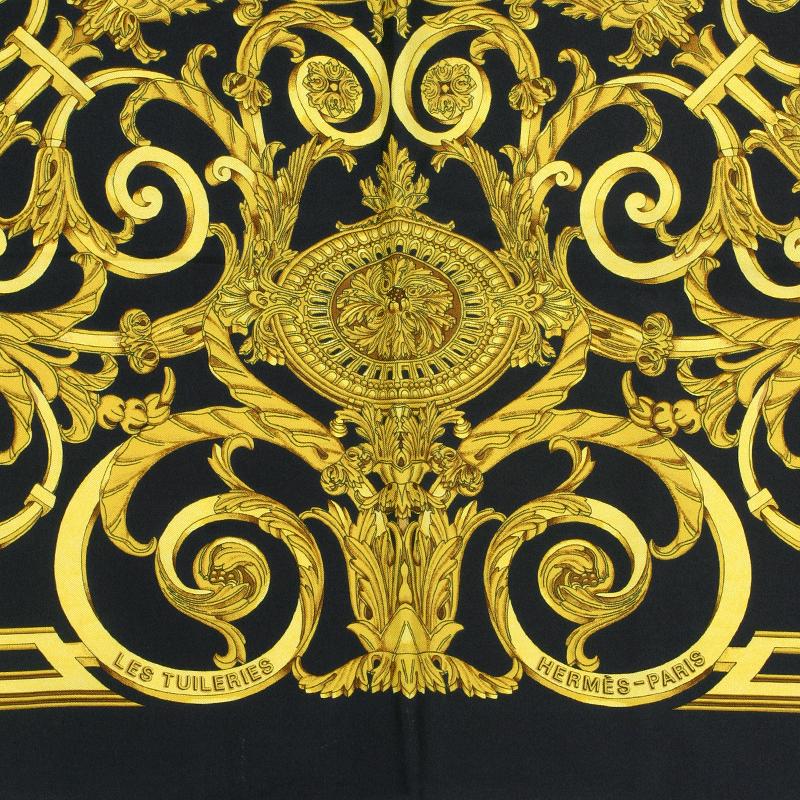 Hermes Scarf "Tuileries" by Joachim Metz Vintage 90cm Silk | Carre Foulard