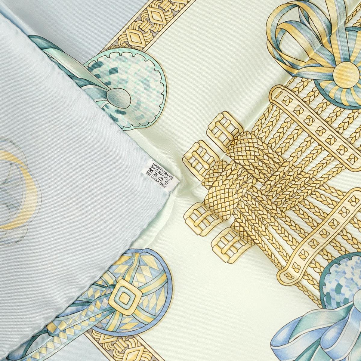 Hermes Scarf "Les Rubans du Cheval" by Joachim Metz 90cm Silk | Carre Foulard