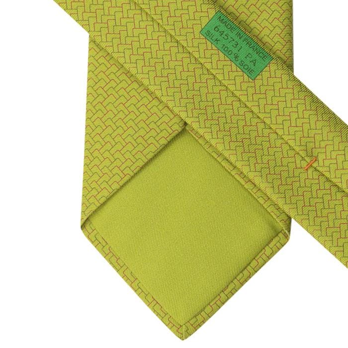 Hermes Men's Silk Tie Playing Cards Pattern 645731 | Necktie Cravate
