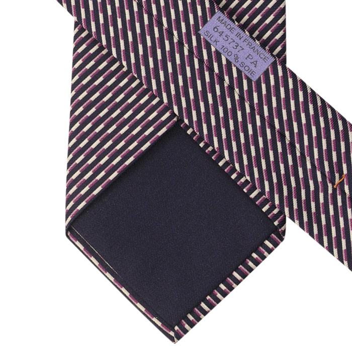 Hermes Men's Silk Tie Horse Racing Pattern 645737 | Necktie Cravate