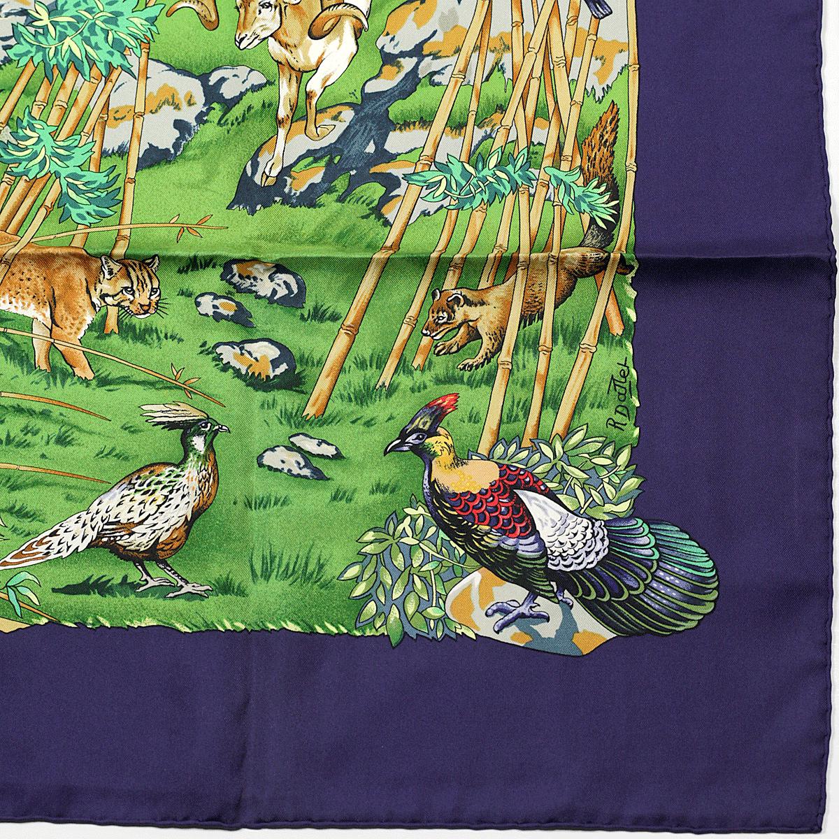 Hermes Scarf "Sichuan" by Robert Dallet 90cm Silk | Carre Foulard
