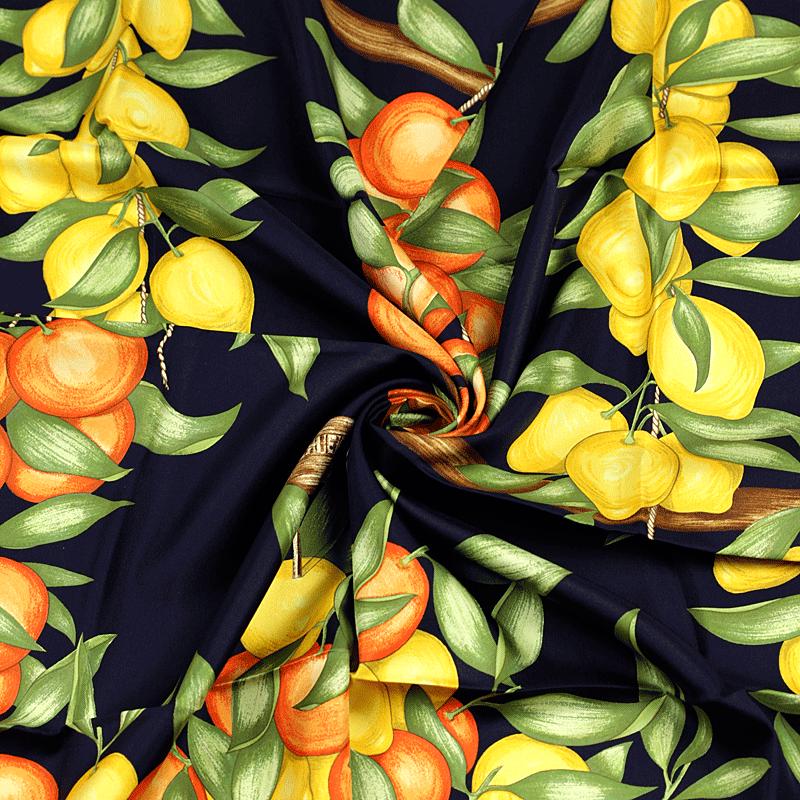 Hermes Scarf "Oranges et Citrons" by Madame la Torre 90cm Silk