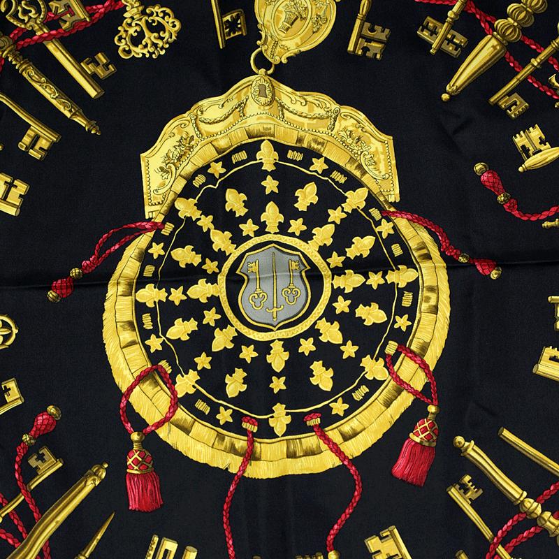 Hermes Scarf "Les Cles" by Caty Latham 90cm Silk | Foulard Carre