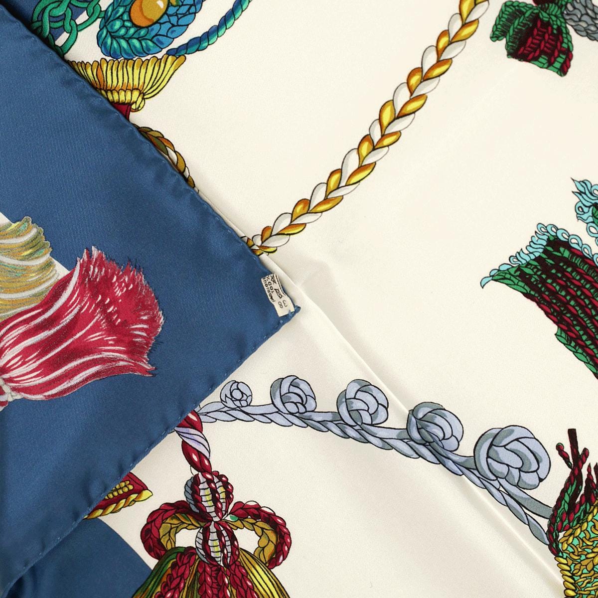 Hermes Scarf "La Timbalier" by Francoise Heron 90cm Silk | Carre Foulard