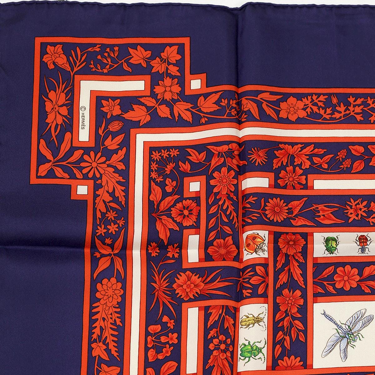 Hermes Scarf "Joyaux de l'ete" by Antoine De Jacquelot 90cm Silk | Carre Foulard