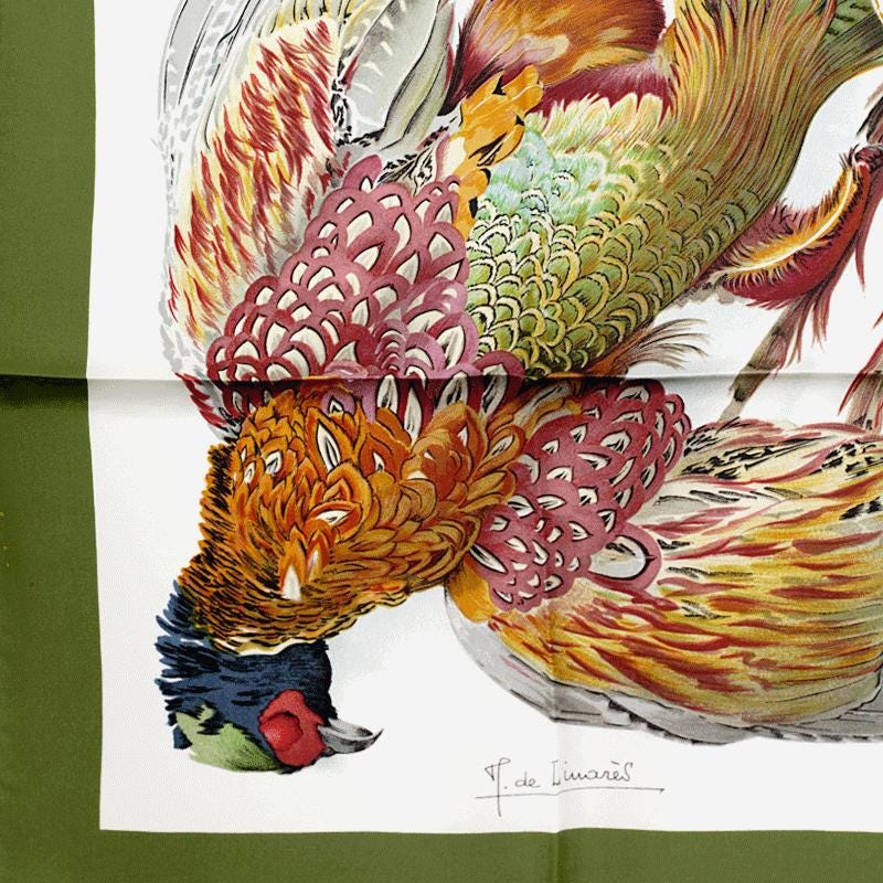 Hermes Scarf "Belle Chasse" by Henri de Linares 90cm Silk | Carre Foulard