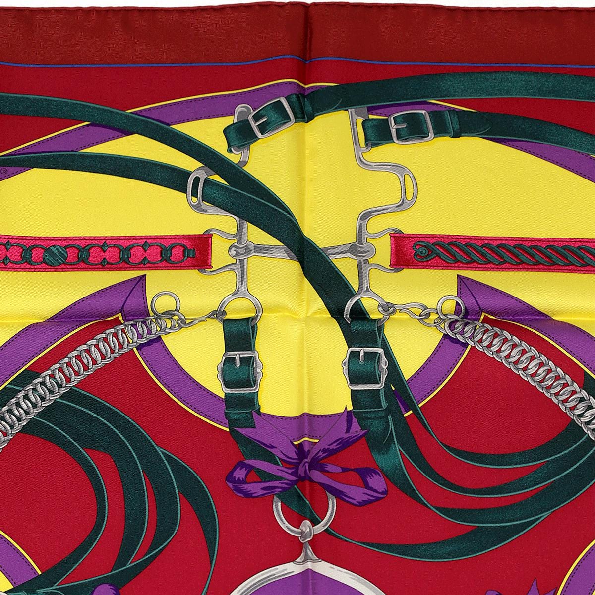 Hermes Scarf "Promenade du Matin" by Henri d'Origny 90cm Silk | Carre Foulard