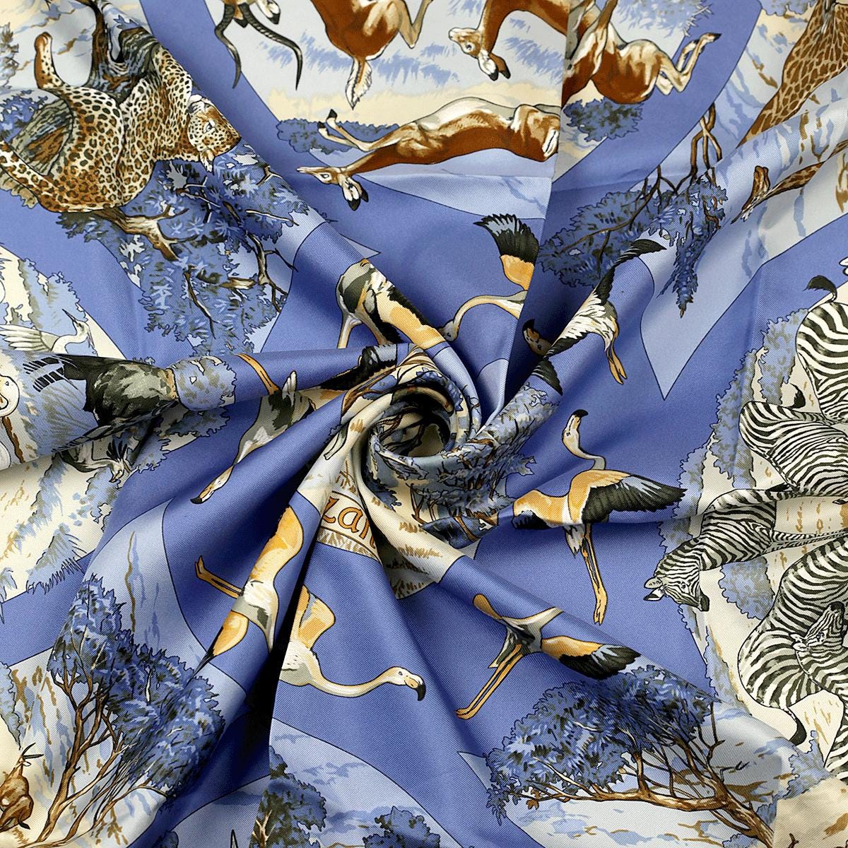 Hermes Scarf "Tanzanie" by Robert Dallet 90cm Silk | Carre Foulard