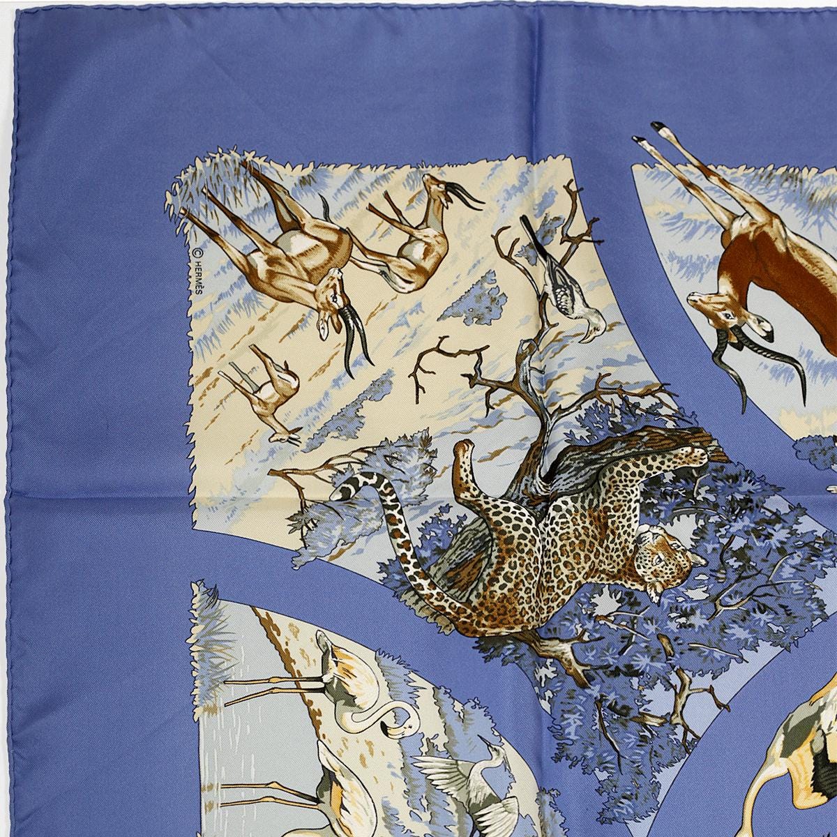 Hermes Scarf "Tanzanie" by Robert Dallet 90cm Silk | Carre Foulard