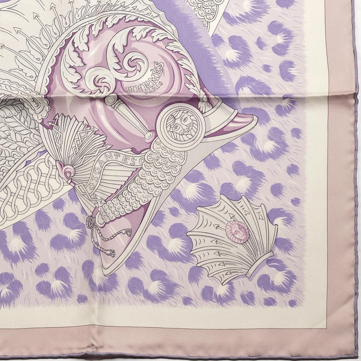 Hermes Scarf "Plumets du Roy" by Henri d'Origny and Julia Abadie 90cm Silk | Carre Foulard