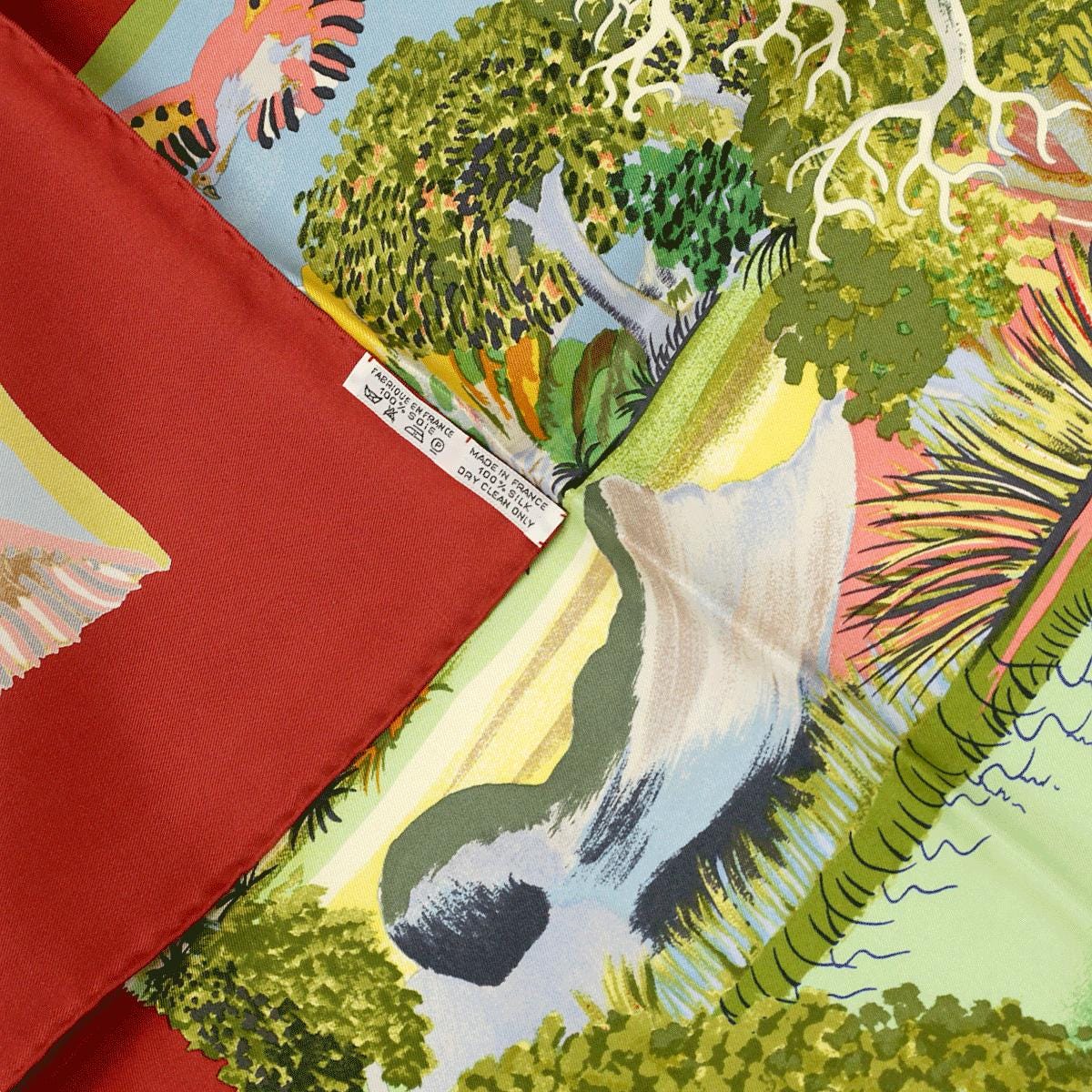 Hermes Scarf "Nuba Mountain" by Sefedin Kwumi 90cm Silk | Carre Foulard