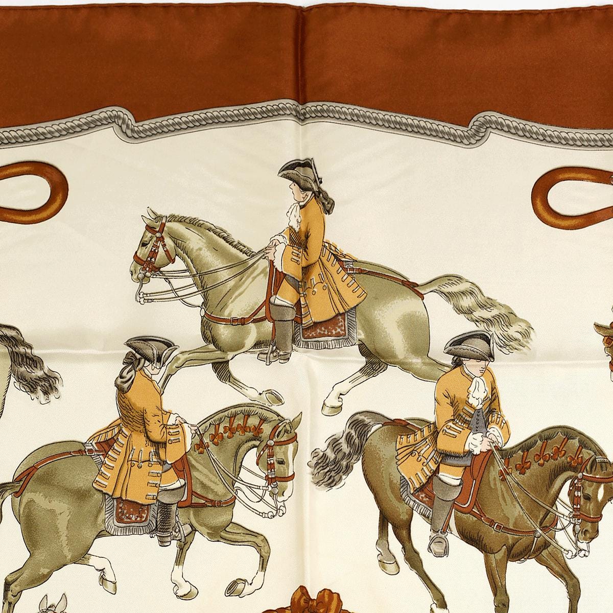 Hermes Scarf "Reprise" by Philippe Ledoux 90cm Silk | Carre Foulard