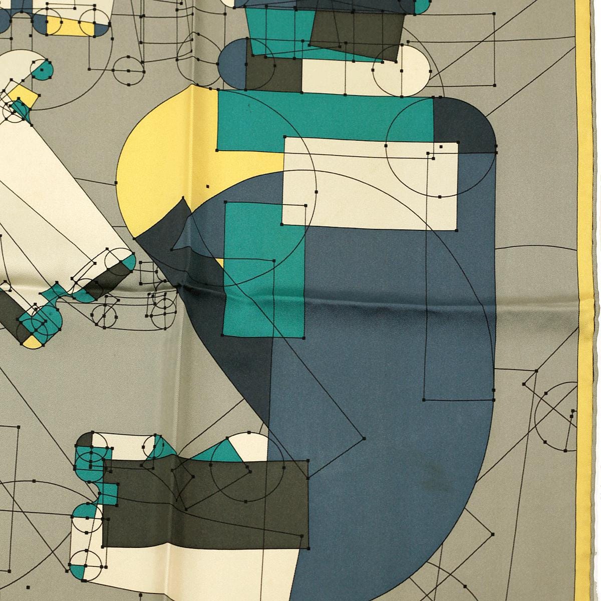 Hermes Scarf "Echec au Roi" by Benoit Pierre Emery 90cm Silk | Carre Foulard