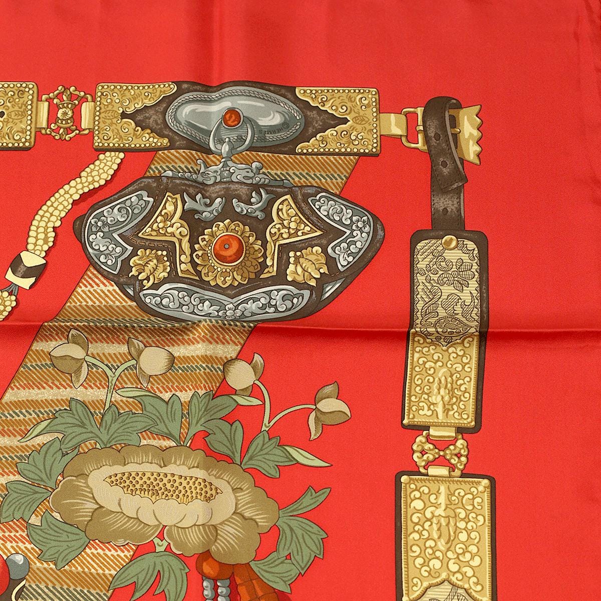 HERMES エルメス　スカーフ　TIBET Hermes Scarf 