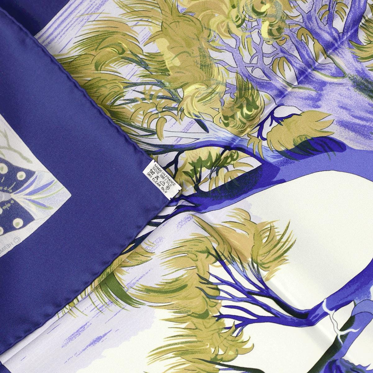 Hermes Scarf "Kuggor Tree" by Sefedin Kwumi 90cm Silk | Foulard Carre
