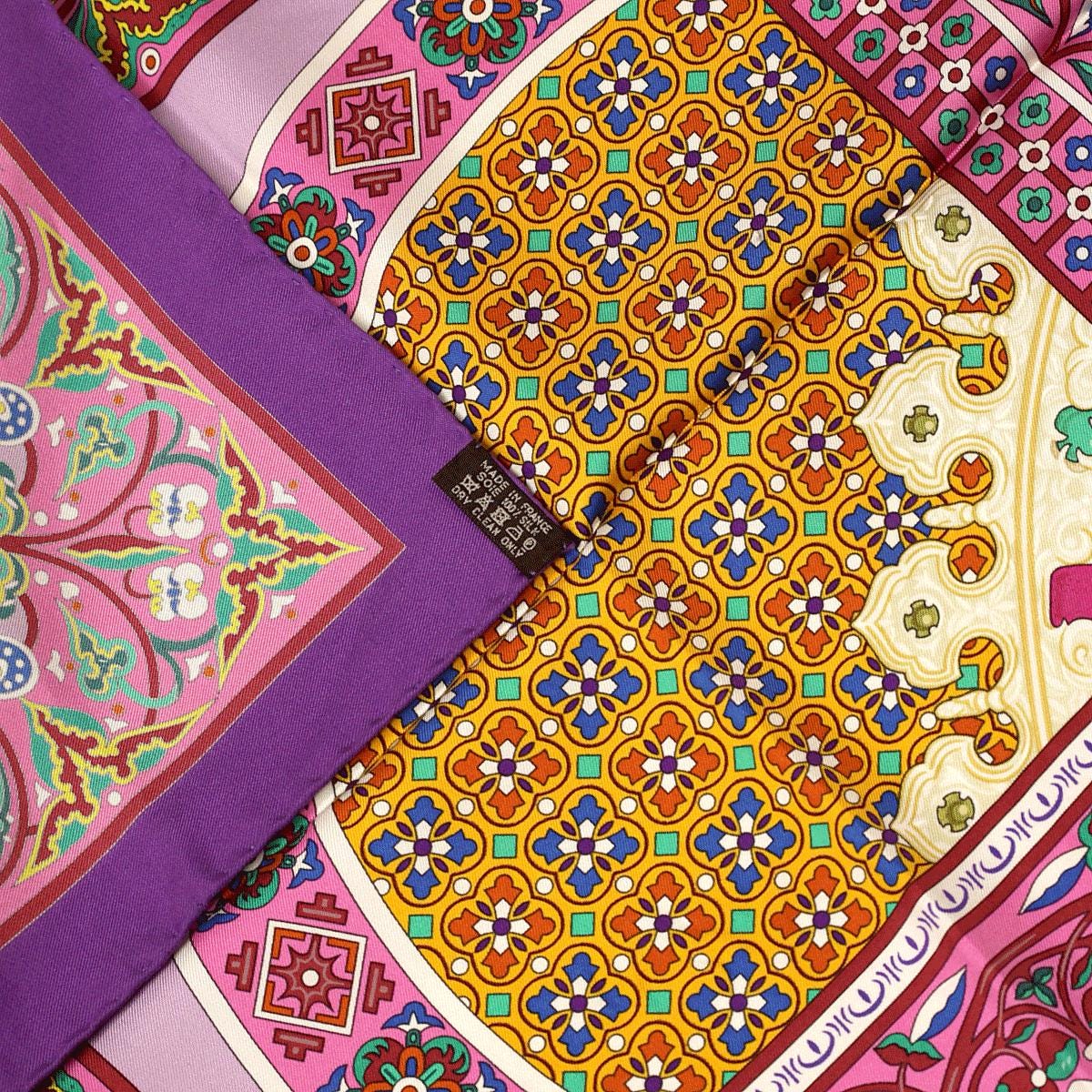 Hermes Scarf "Ciels Byzantins" by Julia Abadie 90cm Silk | Carre Foulard
