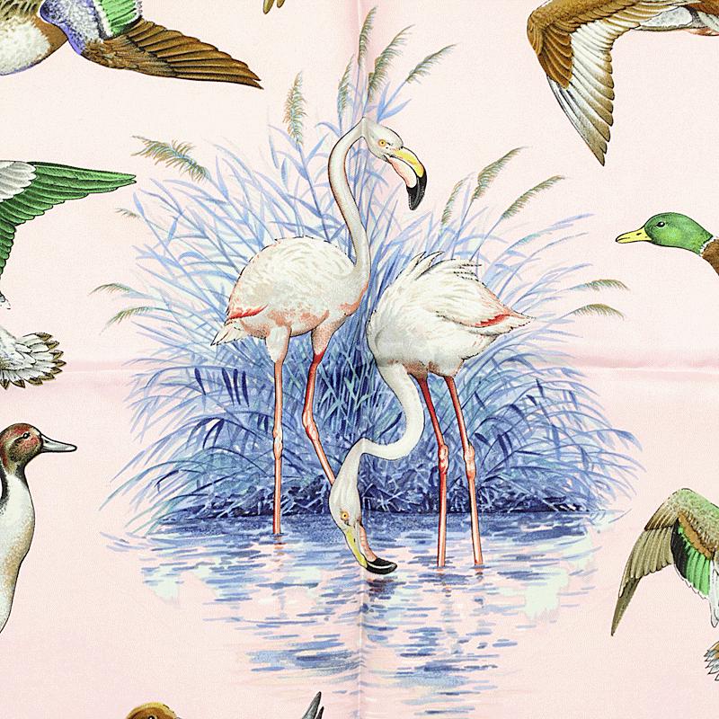 Hermes Scarf "Halte en Camargue" by Robert Dallet 90cm Silk