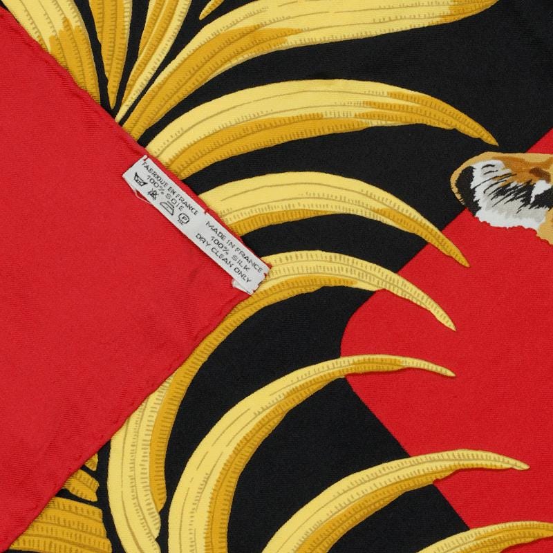 Hermes Scarf "Tigre Royal" by Christiane Vauzelles 90cm Silk