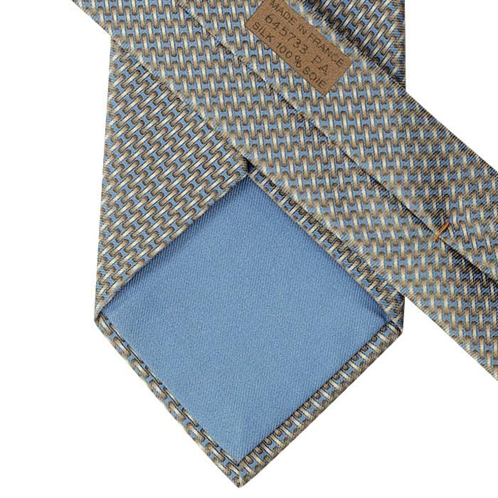 Hermes Men's Silk Tie Skateboard Pattern 645733 | Necktie Cravate