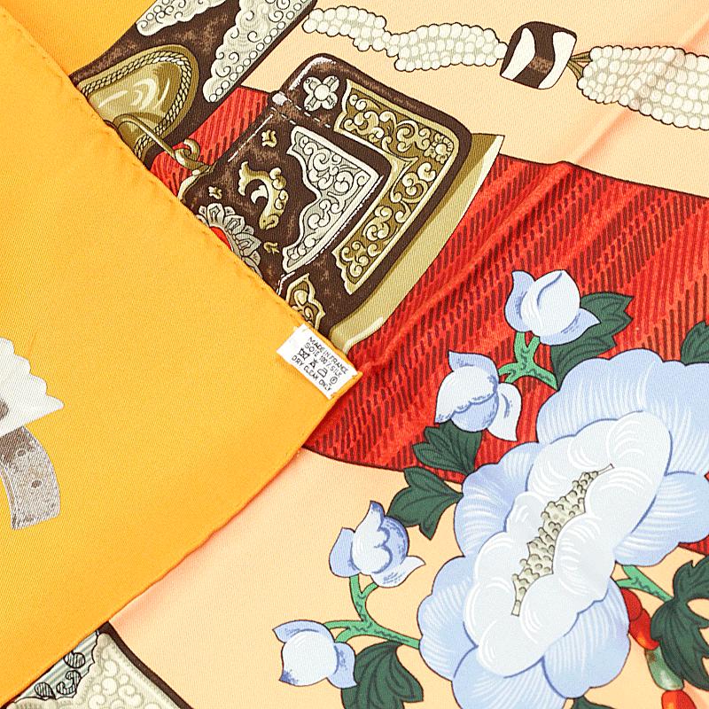 Hermes Scarf "Tibet" by Caty Latham 90cm Silk | Carre Foulard