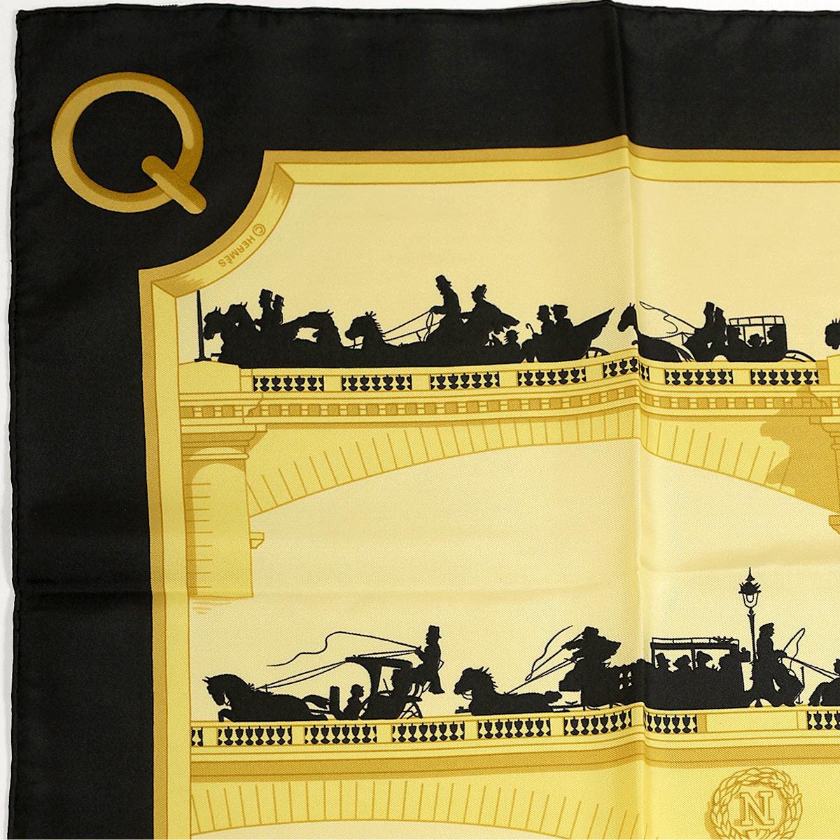 Hermes Scarf "Les Ponts de Paris" by Hugo Grygkar 90cm Silk | Carre Foulard