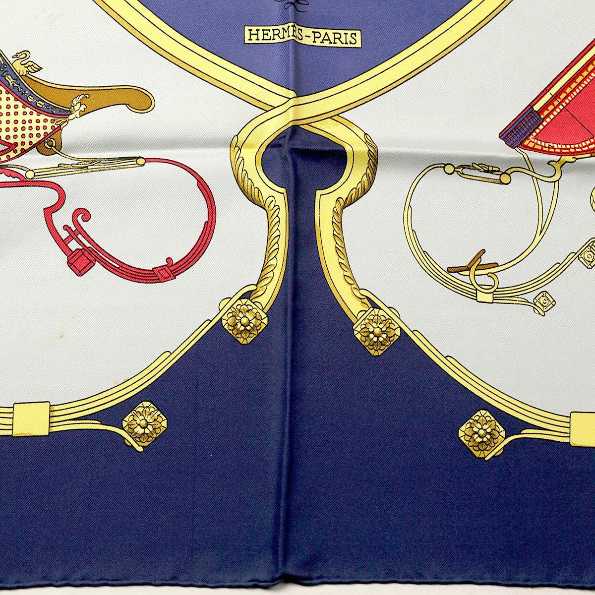 Hermes Scarf "Springs" by Philippe Ledoux 90cm Silk | Foulard Carre