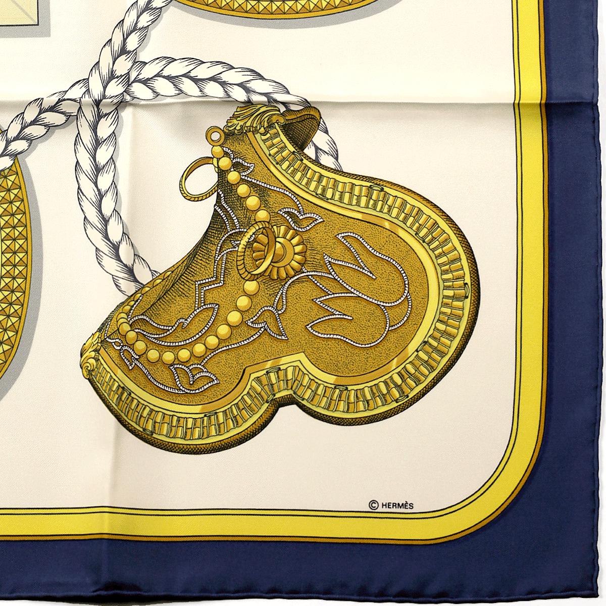 Hermes Scarf "Grand Apparat" by Jacques Eudel 90cm Silk | Carre Foulard