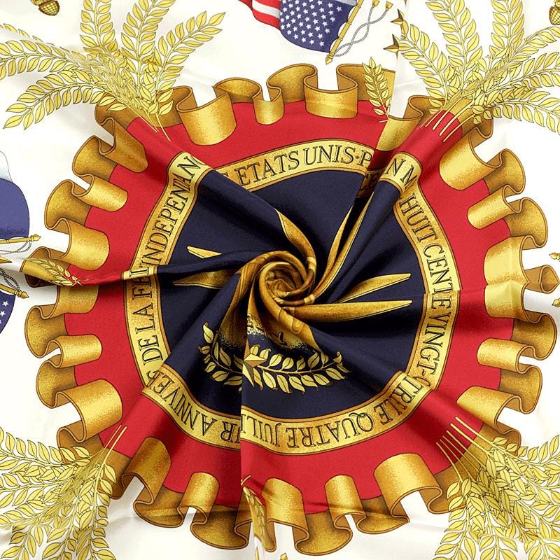 Hermes Scarf "Liberty" by Joachim Metz 90cm Silk | Carre Foulard