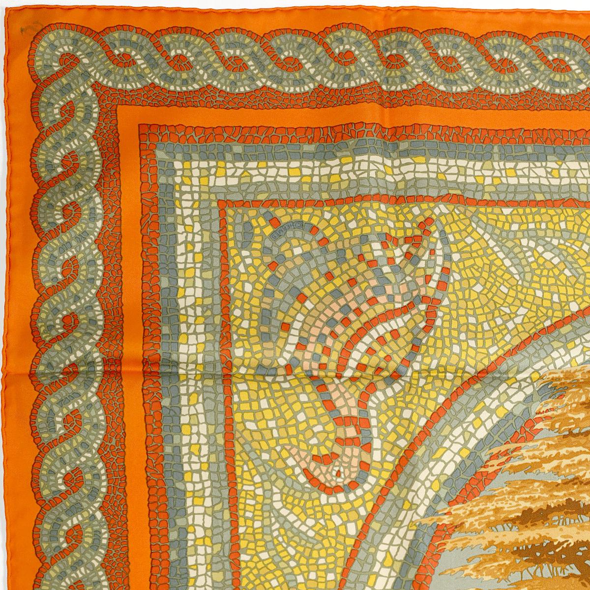 Hermes Scarf "Sous le Cedre" by Dimitri Rybaltchenko 90cm Silk | Carre Foulard