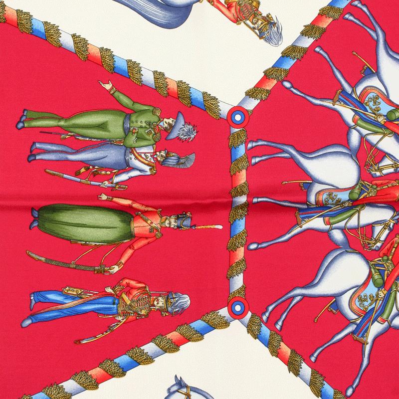 Hermès L'Armée Impériale Russe スカーフシルク Hermes Scarf 