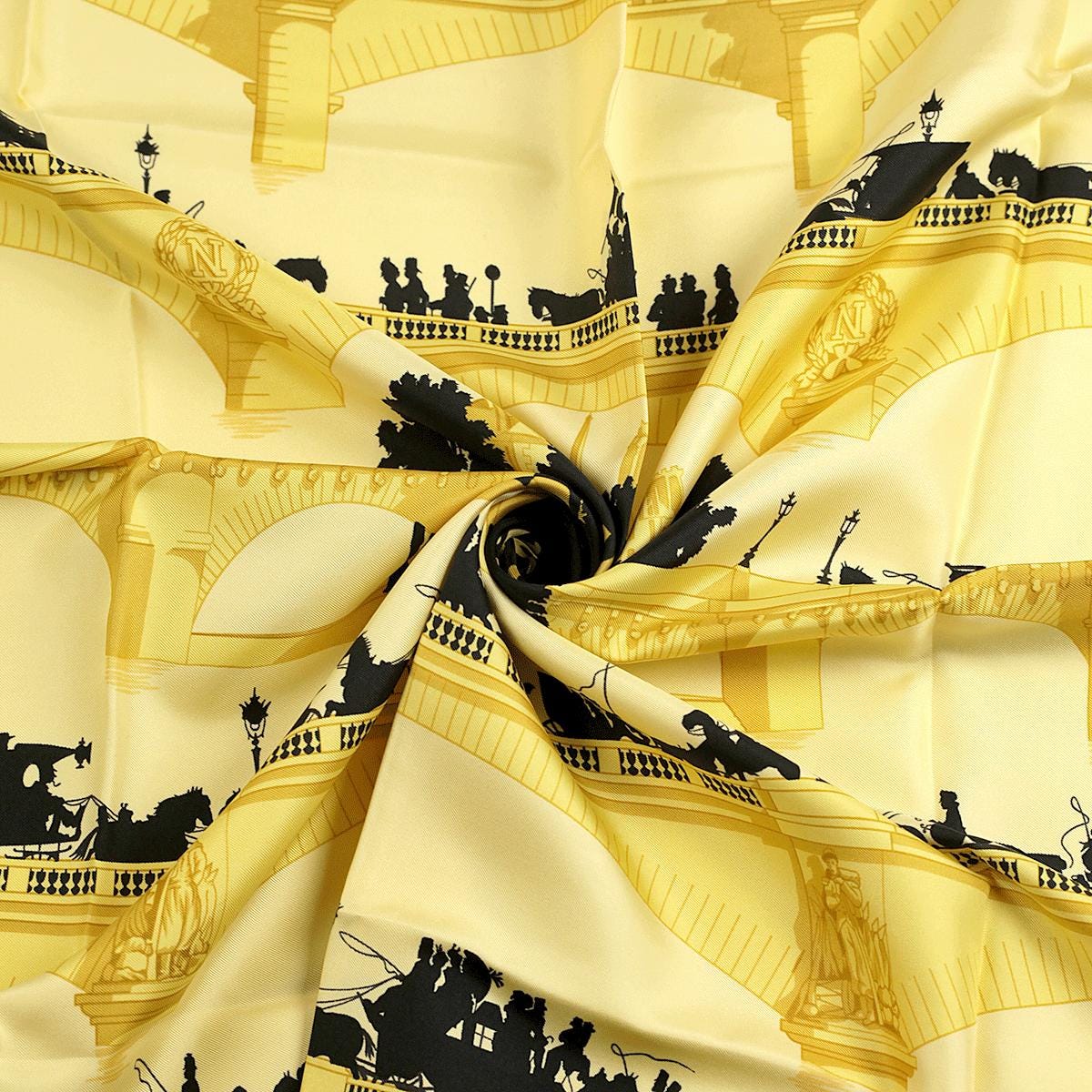 Hermes Scarf "Les Ponts de Paris" by Hugo Grygkar 90cm Silk | Carre Foulard