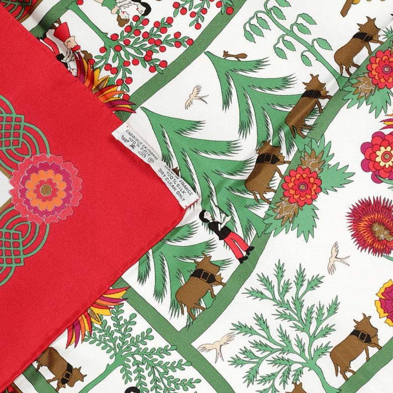 Hermes Scarf "Decoupages" by Anne Rosat 90cm Silk | Carre Foulard