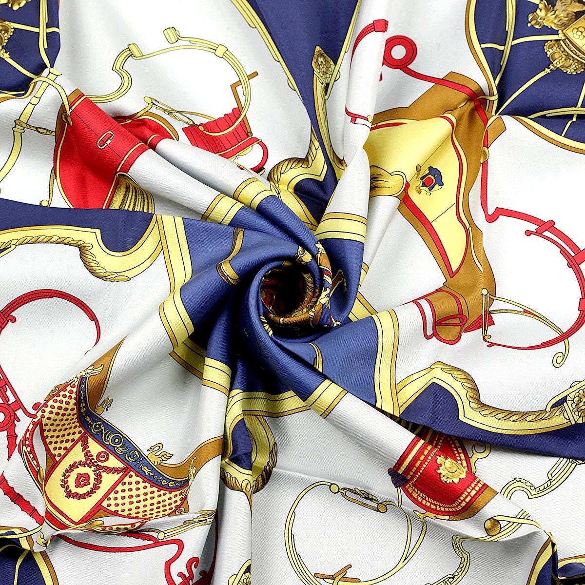 Hermes Scarf "Springs" by Philippe Ledoux 90cm Silk | Foulard Carre