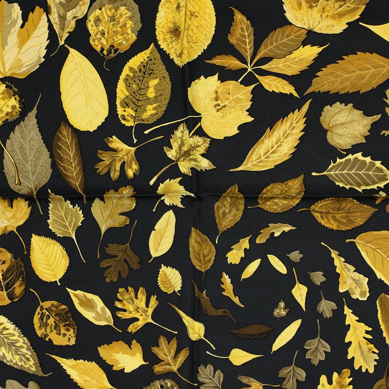 Hermes Scarf "Tourbillon" by Christiane Vauzelles 90cm Silk | Carre Foulard